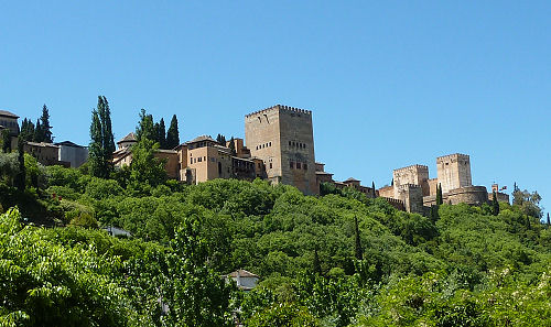 Alhambra  - desde Paseo de los Tristes