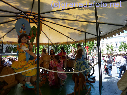 Pedal powered merry go round