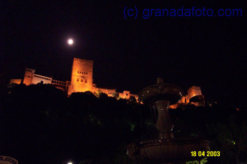  The Alhambra by moonlight.