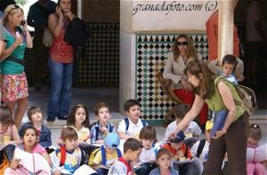 Children at the Alhambra